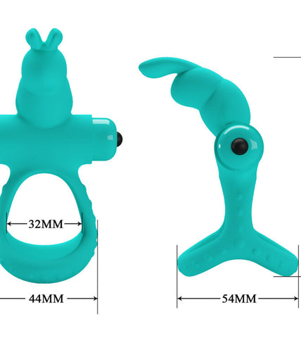 PRETTY LOVE - FIGGY GREEN RABBIT VIBRATOR RING PRETTY LOVE - FIGGY GREEN RABBIT VIBRATOR RING