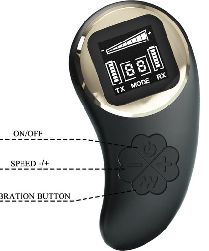 PRETTY LOVE - NATHAN DOUBLE PLEASURE VIBRATOR REMOTE CONTROL PRETTY LOVE - NATHAN DOUBLE PLEASURE VIBRATOR REMOTE CONTROL