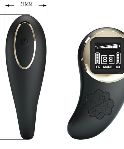 PRETTY LOVE - NATHAN DOUBLE PLEASURE VIBRATOR REMOTE CONTROL PRETTY LOVE - NATHAN DOUBLE PLEASURE VIBRATOR REMOTE CONTROL
