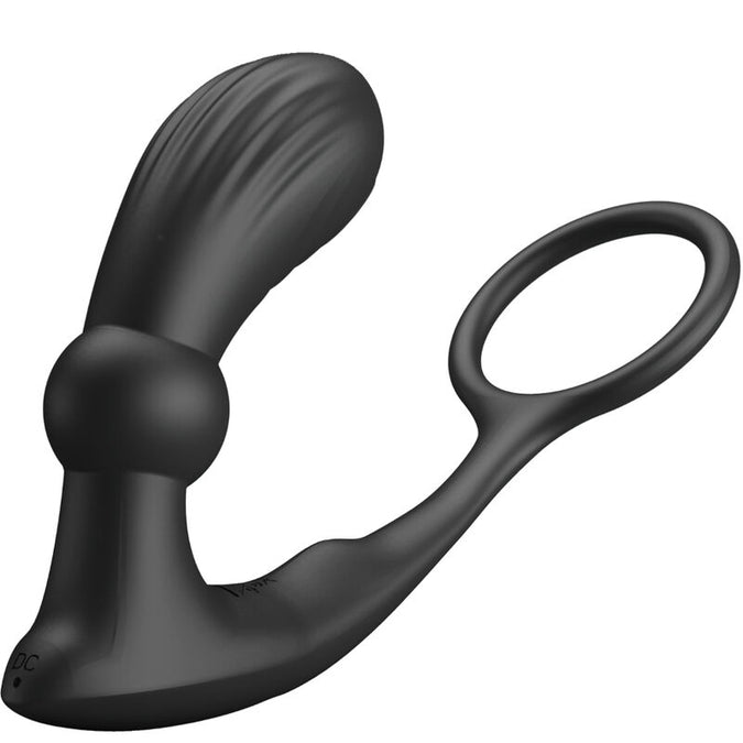 PRETTY LOVE - WARREN BLACK ANAALRING & VIBRATOR