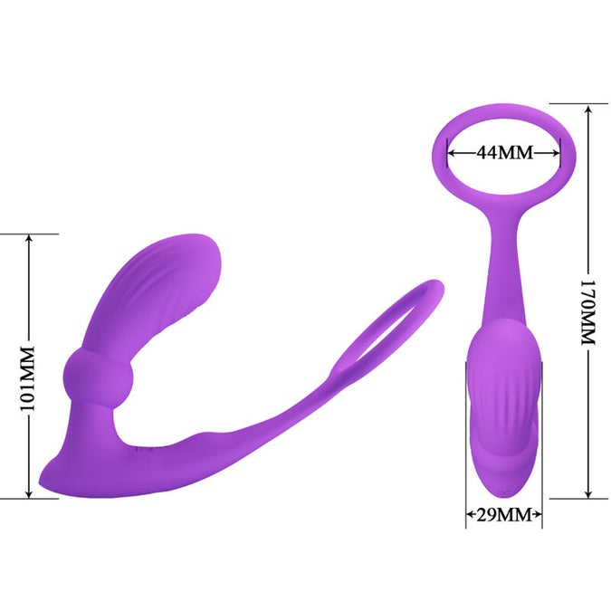 PRETTY LOVE - WARREN VIOLET ANAALRING EN VIBRATOR