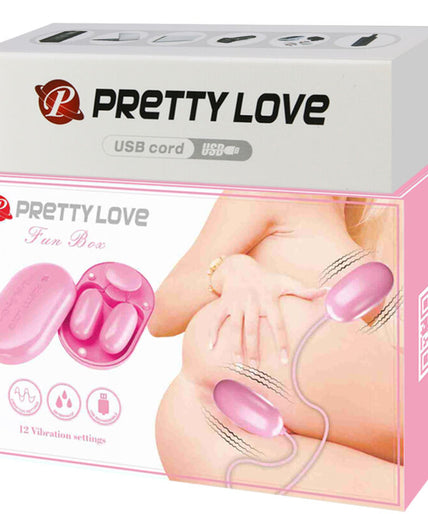 PRETTY LOVE - FUN BOX PINK VIBRATING BULLET PRETTY LOVE - FUN BOX PINK VIBRATING BULLET