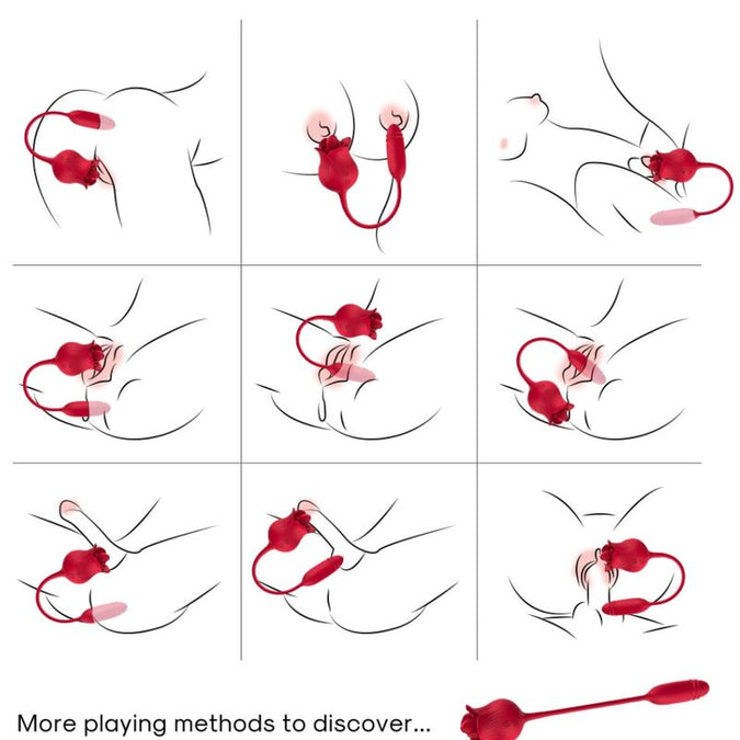 Armony – Roselip Licking Vibrating Clit & Vibrator Red