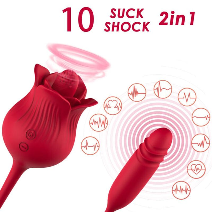 Armony – Roselip Licking Vibrating Clit & Vibrator Red