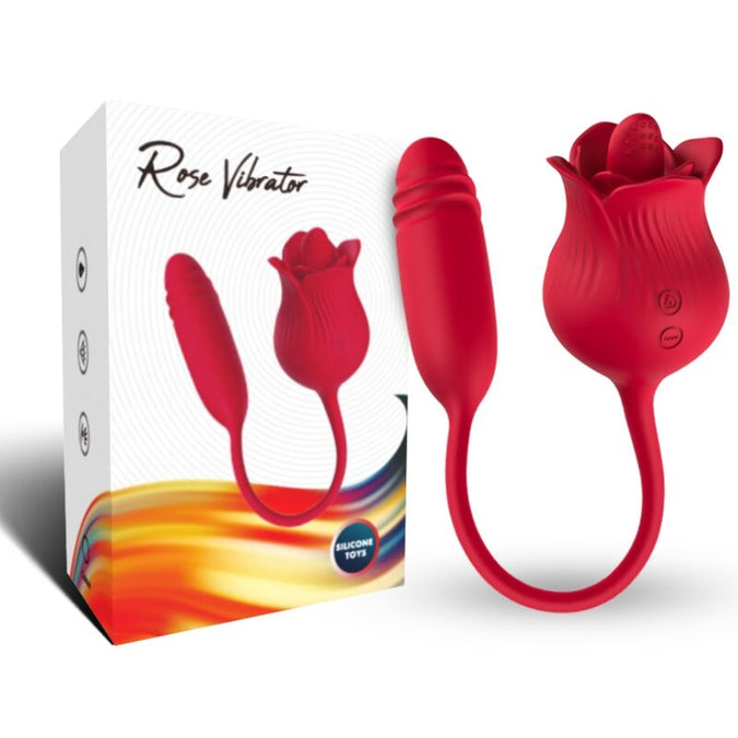 Armony – Roselip Licking Vibrating Clit & Vibrator Red