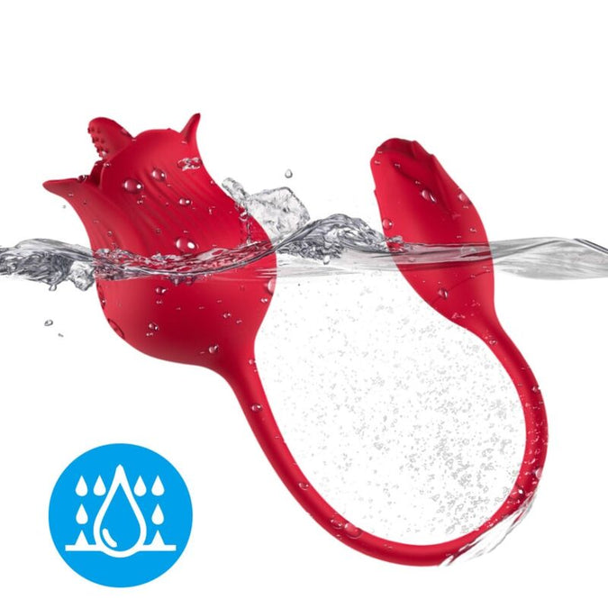 ARMONY - ROZE CLITORIS STIMULATOR VIBRATOR MET STAART 10 MODI ROOD
