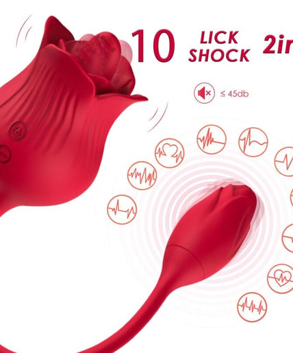 ARMONY - ROZE CLITORIS STIMULATOR VIBRATOR MET STAART 10 MODI ROOD ARMONY - ROZE CLITORIS STIMULATOR VIBRATOR MET STAART 10 MODI ROOD