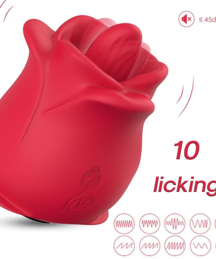 Armony – Rose 10 Modes Licking Clit Vibrator Red Armony – Rose 10 Modes Licking Clit Vibrator Red