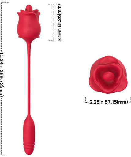 ARMONY - 3-IN-1 ROZE, STIMULATOR, ZUIGING EN UP&DOWN MET RODE STAART ARMONY - 3-IN-1 ROZE, STIMULATOR, ZUIGING EN UP&DOWN MET RODE STAART
