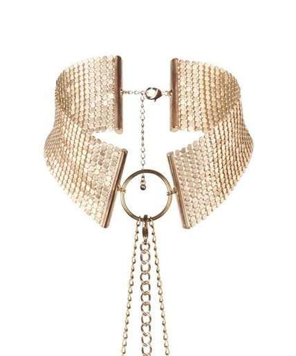 BIJOUX - DÉSIR MÉTALLIQUE GOLDEN METALLIC NECKLACE BIJOUX - DÉSIR MÉTALLIQUE GOLDEN METALLIC NECKLACE