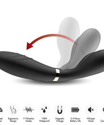ARMONY - Y-WAND MASSAGER & VIBRATOR DOUBLE HEAD BLACK ARMONY - Y-WAND MASSAGER & VIBRATOR DOUBLE HEAD BLACK