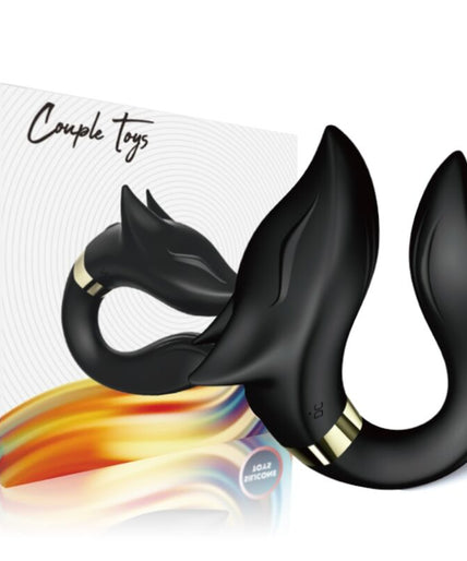 ARMONY - FOX VIBRATOR FOR COUPLES REMOTE CONTROL BLACK ARMONY - FOX VIBRATOR FOR COUPLES REMOTE CONTROL BLACK