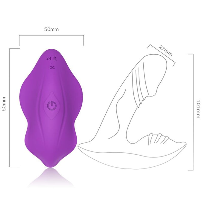 Armony – Fluitje Vibrator Inbrengbaar Afstandsbediening Paars