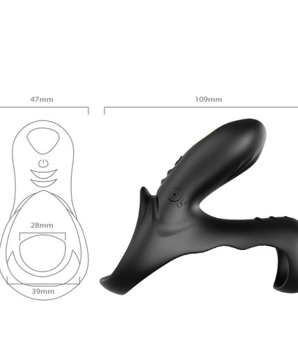 Armony – Ranger Double Vibrator Ring For Couples Black Armony – Ranger Double Vibrator Ring For Couples Black