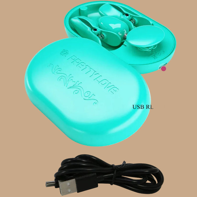 PRETTY LOVE - VERRASSINGSBOX BLAUWE ELEKTROSTIMULATIE PINCET