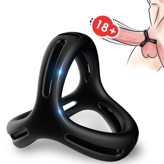 Armony – X – Ring Multipositie Zwart