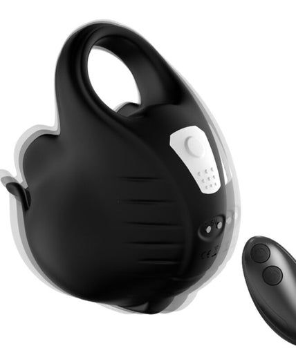 ARMONY - CUPPING VIBRATOR RING REMOTE CONTROL BLACK ARMONY - CUPPING VIBRATOR RING REMOTE CONTROL BLACK