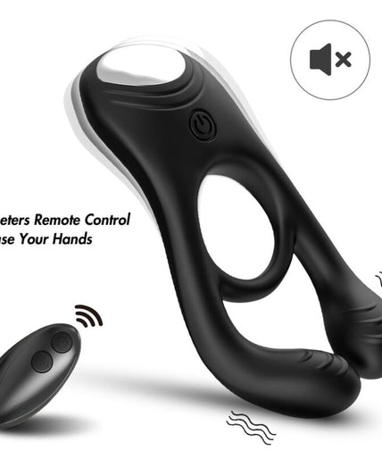 ARMONY - VEYRON DOUBLE VIBRATOR RING TOY FOR COUPLES REMOTE CONTROL BLACK ARMONY - VEYRON DOUBLE VIBRATOR RING TOY FOR COUPLES REMOTE CONTROL BLACK