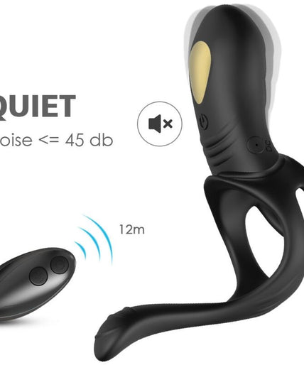 ARMONY - JOY JUMPER RING VIBRATOR FOR COUPLES & ANAL PLUG REMOTE CONTROL BLACK ARMONY - JOY JUMPER RING VIBRATOR FOR COUPLES & ANAL PLUG REMOTE CONTROL BLACK