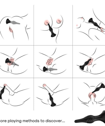 Armony – Vibrator en anale plug met afstandsbediening zwart Armony – Vibrator en anale plug met afstandsbediening zwart
