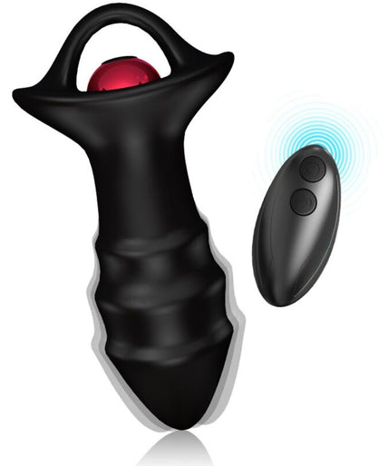 ARMONY - KYLIN FINGER VIBRATOR & ANAL PLUG REMOTE CONTROL BLACK ARMONY - KYLIN FINGER VIBRATOR & ANAL PLUG REMOTE CONTROL BLACK