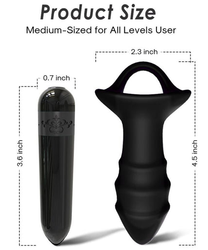 ARMONY - KYLIN FINGER VIBRATOR & ANAL PLUG REMOTE CONTROL BLACK ARMONY - KYLIN FINGER VIBRATOR & ANAL PLUG REMOTE CONTROL BLACK