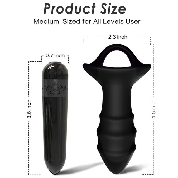 Armony – Kylin Vingertriller & Anale Plug met Afstandsbediening Zwart