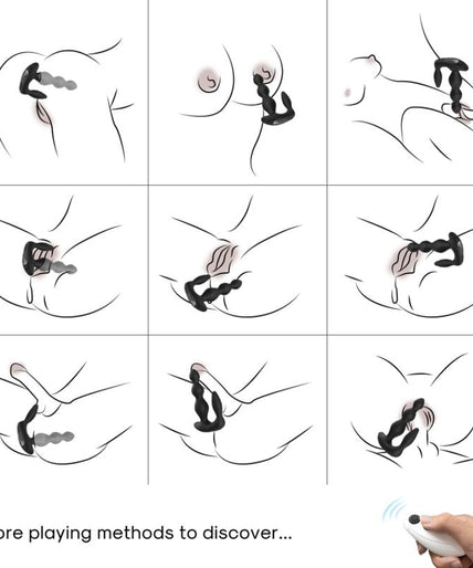 Armony – Manfun vibrator en stimulator anale plug met afstandsbediening zwart Armony – Manfun vibrator en stimulator anale plug met afstandsbediening zwart