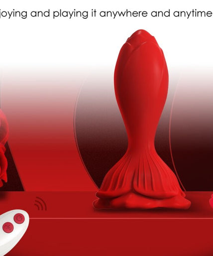ARMONY - PINK VIBRATOR & ANAL PLUG SMALL REMOTE CONTROL RED ARMONY - PINK VIBRATOR & ANAL PLUG SMALL REMOTE CONTROL RED