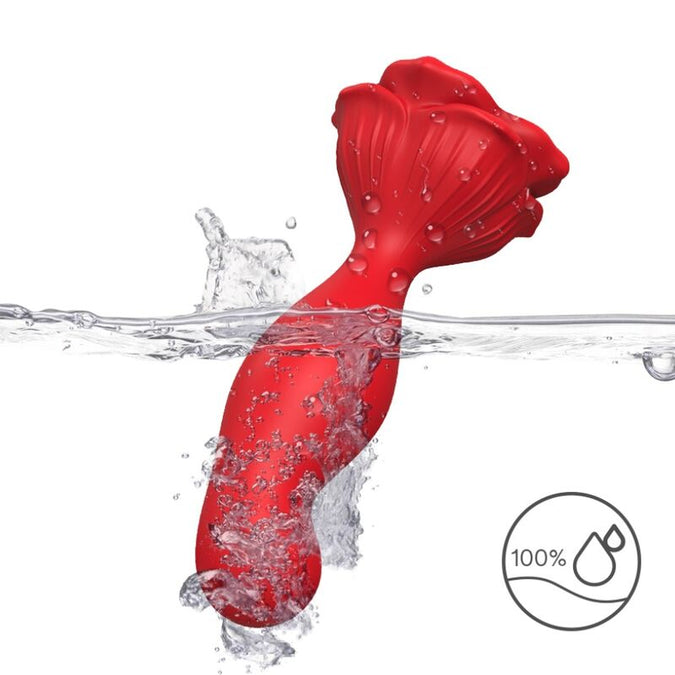 ARMONY - ROZE VIBRATOR & ANALE PLUG AFSTANDSBEDIENING ROOD