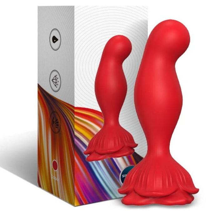 ARMONY - ROZE VIBRATOR & ANALE PLUG AFSTANDSBEDIENING ROOD