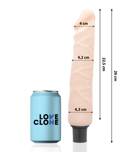 LOVECLONE - JANSEN SELF LUBRICATION VIBRATOR 26 CM -O- 4.2 CM LOVECLONE - JANSEN SELF LUBRICATION VIBRATOR 26 CM -O- 4.2 CM