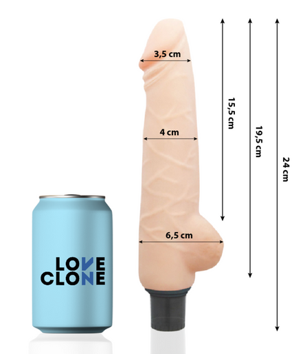 LOVECLONE - HARALD SELF LUBRICATION VIBRATOR 24 CM -O- 4 CM LOVECLONE - HARALD SELF LUBRICATION VIBRATOR 24 CM -O- 4 CM