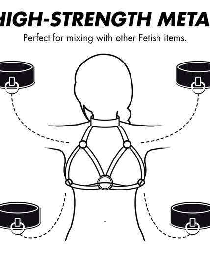 FETISH SUBMISSIVE BONDAGE - ADJUSTABLE CHEST HARNESS FETISH SUBMISSIVE BONDAGE - ADJUSTABLE CHEST HARNESS
