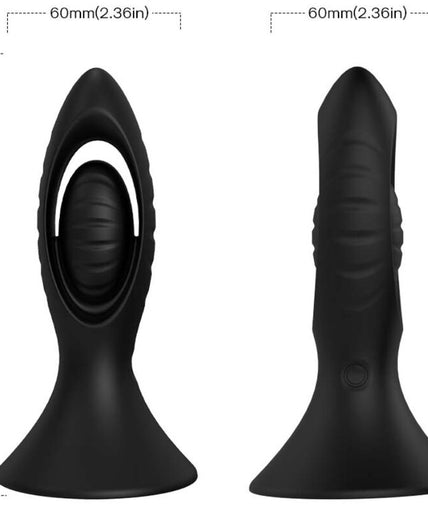 Armony – Vibrator & Anal Plug Silicone Black Armony – Vibrator & Anal Plug Silicone Black