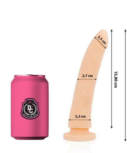 DELTA CLUB - TOYS DILDO NATURAL MEDICAL SILICONE 17 CM -O- 3 CM DELTA CLUB - TOYS DILDO NATURAL MEDICAL SILICONE 17 CM -O- 3 CM