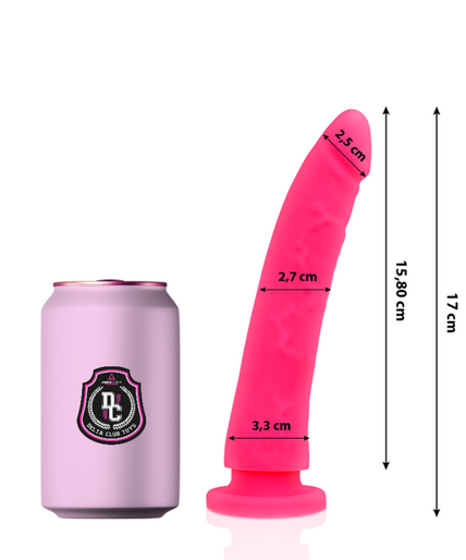DELTA CLUB - TOYS PINK DILDO MEDICAL SILICONE 17 CM -O- 3 CM DELTA CLUB - TOYS PINK DILDO MEDICAL SILICONE 17 CM -O- 3 CM