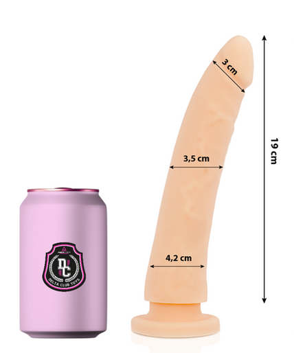 DELTA CLUB - TOYS NATURAL DILDO MEDICAL SILICONE 20 CM -O- 4 CM DELTA CLUB - TOYS NATURAL DILDO MEDICAL SILICONE 20 CM -O- 4 CM