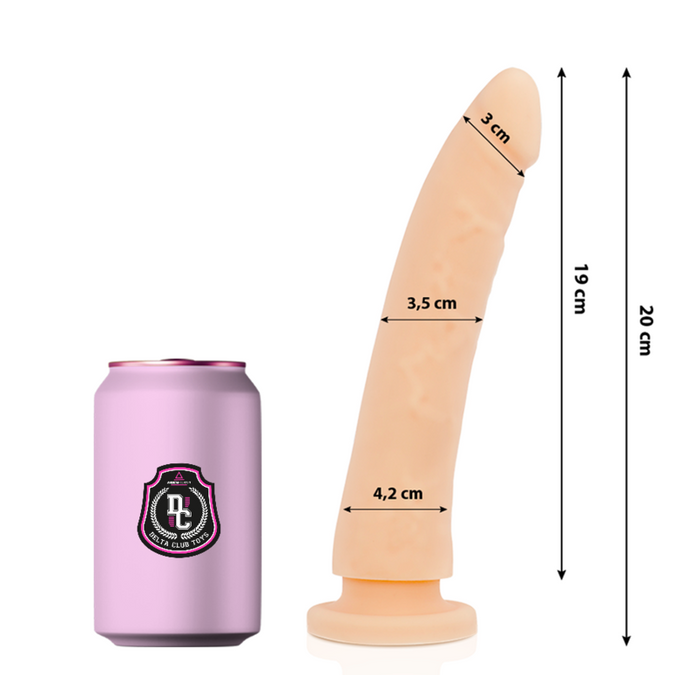 Delta Club – G-Spot Dildo Medical Silicone 20 cm Ø 4 cm | Natural