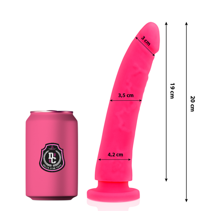 Delta Club – G-Spot Dildo Medical Silicone 20 cm Ø 4 cm | Pink