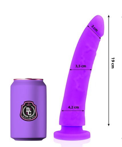DELTA CLUB - TOYS LILAC DILDO MEDICAL SILICONE 20 CM -O- 4 CM DELTA CLUB - TOYS LILAC DILDO MEDICAL SILICONE 20 CM -O- 4 CM