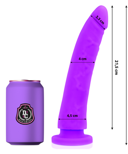DELTA CLUB - TOYS LILAC DILDO MEDICAL SILICONE 23 CM -O- 4.5 CM DELTA CLUB - TOYS LILAC DILDO MEDICAL SILICONE 23 CM -O- 4.5 CM