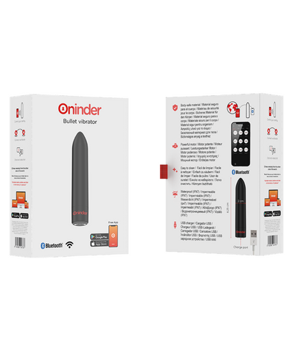 ONINDER - BERLIN BULLET VIBRATOR BLACK 9 MODES 8.5 X 2 CM - FREE APP ONINDER - BERLIN BULLET VIBRATOR BLACK 9 MODES 8.5 X 2 CM - FREE APP