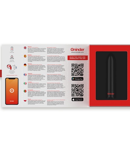 ONINDER - BERLIN BULLET VIBRATOR BLACK 9 MODES 8.5 X 2 CM - FREE APP ONINDER - BERLIN BULLET VIBRATOR BLACK 9 MODES 8.5 X 2 CM - FREE APP