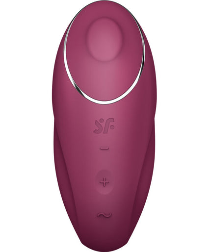SATISFYER - TAP & CLIMAX 1 LAY-ON VIBRATOR RED SATISFYER - TAP & CLIMAX 1 LAY-ON VIBRATOR RED