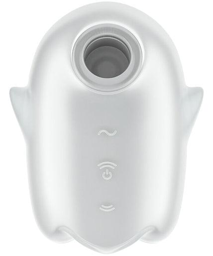 SATISFYER - GLOWING GHOST AIR PULSE & VIBRATOR WHITE SATISFYER - GLOWING GHOST AIR PULSE & VIBRATOR WHITE