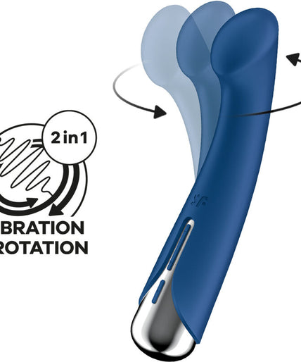 SATISFYER - SPINNING G-SPORT 1 ROTATOR VIBRATOR BLUE SATISFYER - SPINNING G-SPORT 1 ROTATOR VIBRATOR BLUE