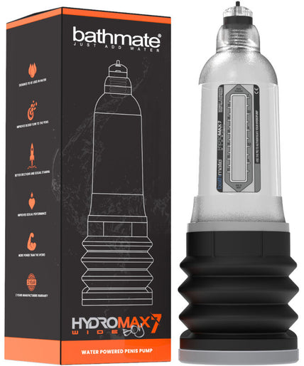 BATHMATE - HYDROMAX 7 WIDE BOY X30 TRANSPARANT BATHMATE - HYDROMAX 7 WIDE BOY X30 TRANSPARANT
