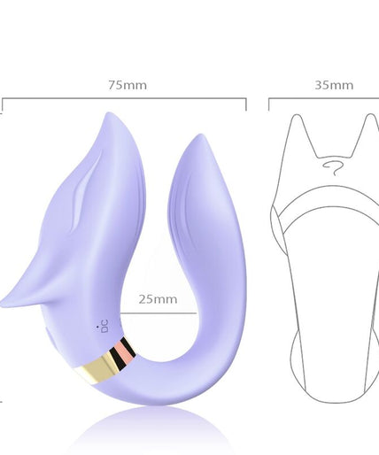 ARMONY - FOX VIBRATOR FOR COUPLES REMOTE CONTROL PURPLE ARMONY - FOX VIBRATOR FOR COUPLES REMOTE CONTROL PURPLE