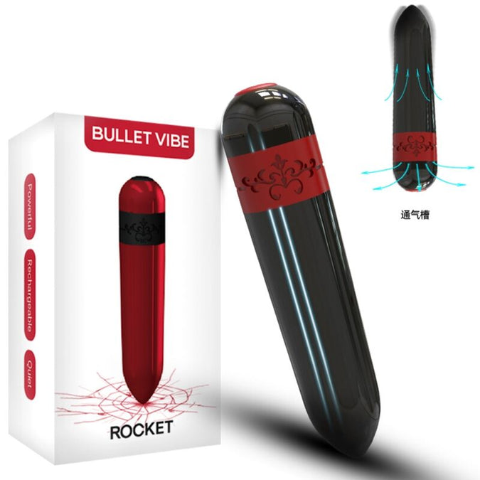 ARMONY - ROCKET VIBRATOR KOGEL AFSTANDSBEDIENING ZWART